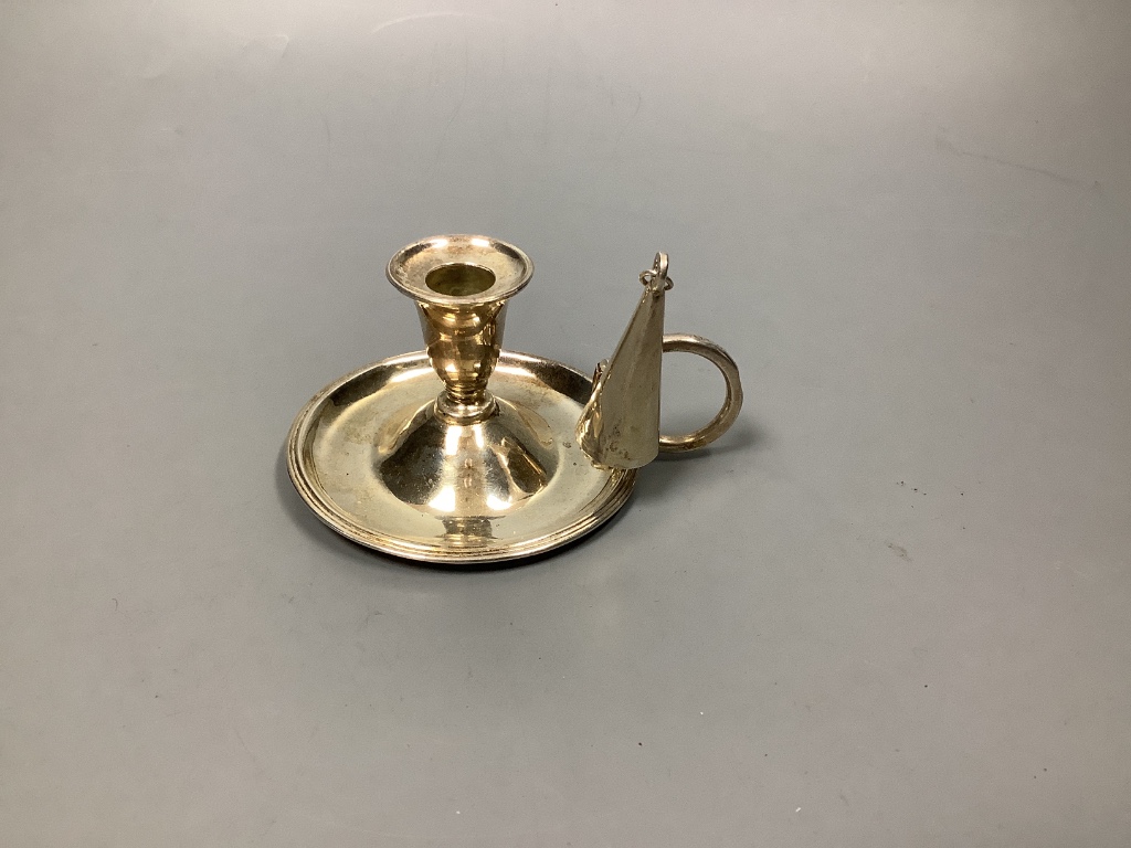 A George III small silver chamberstick, Samuel Roberts, George Cadman & Co, Sheffield, 1800